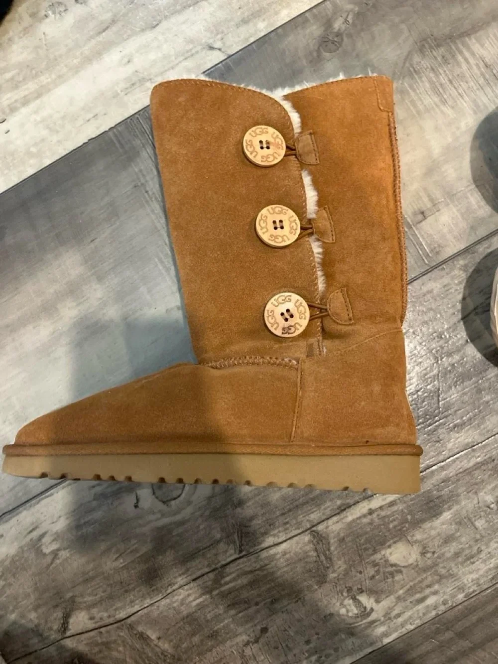 UGG Australia Bailey Button Triplet Tall Boots – Women’s Size 8